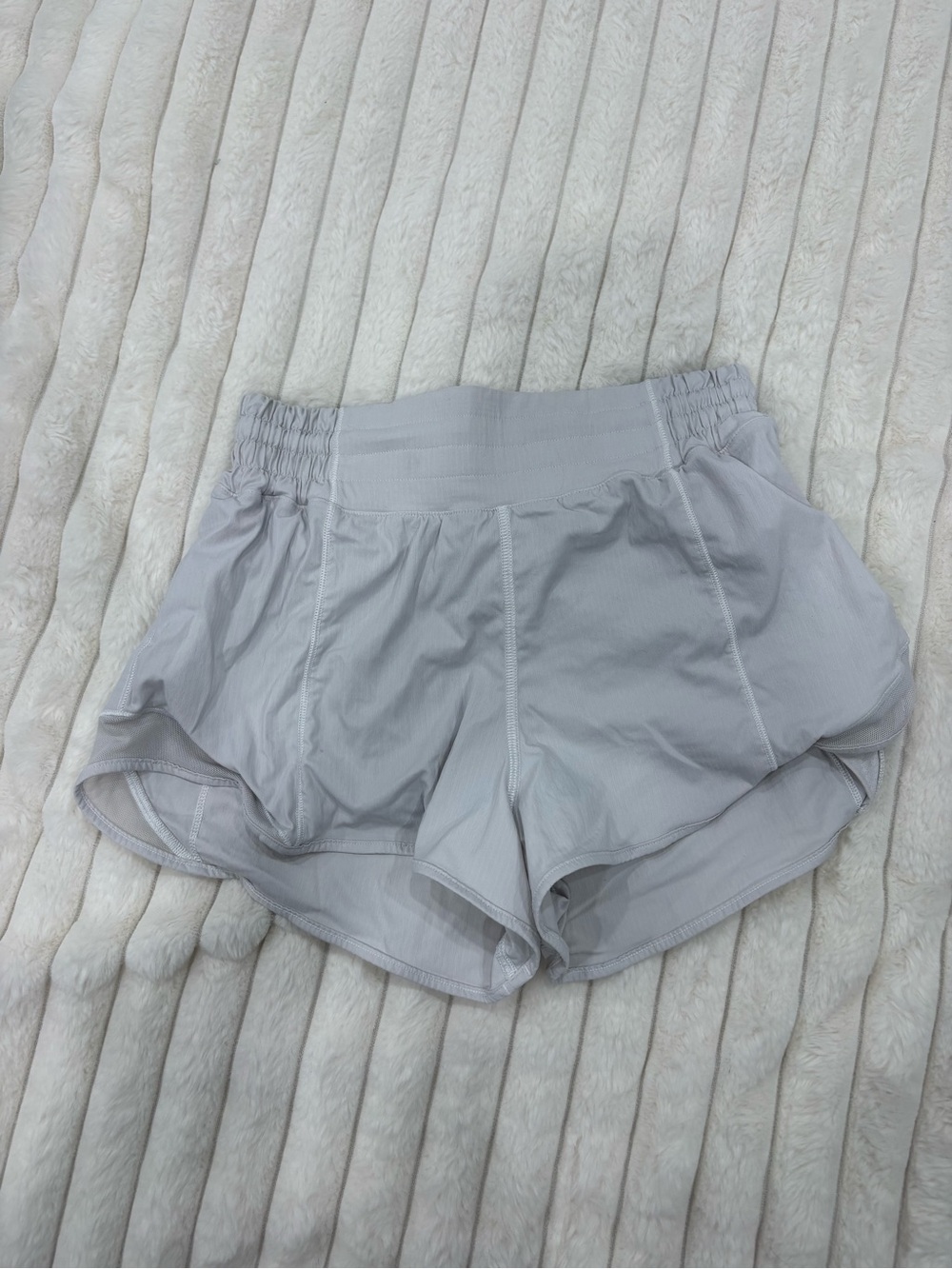 lululemon athletica Light Gray Women's Athletic Shorts